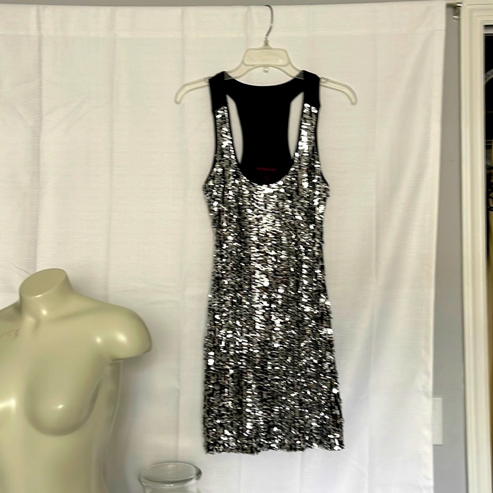 Sequins mini party dress
